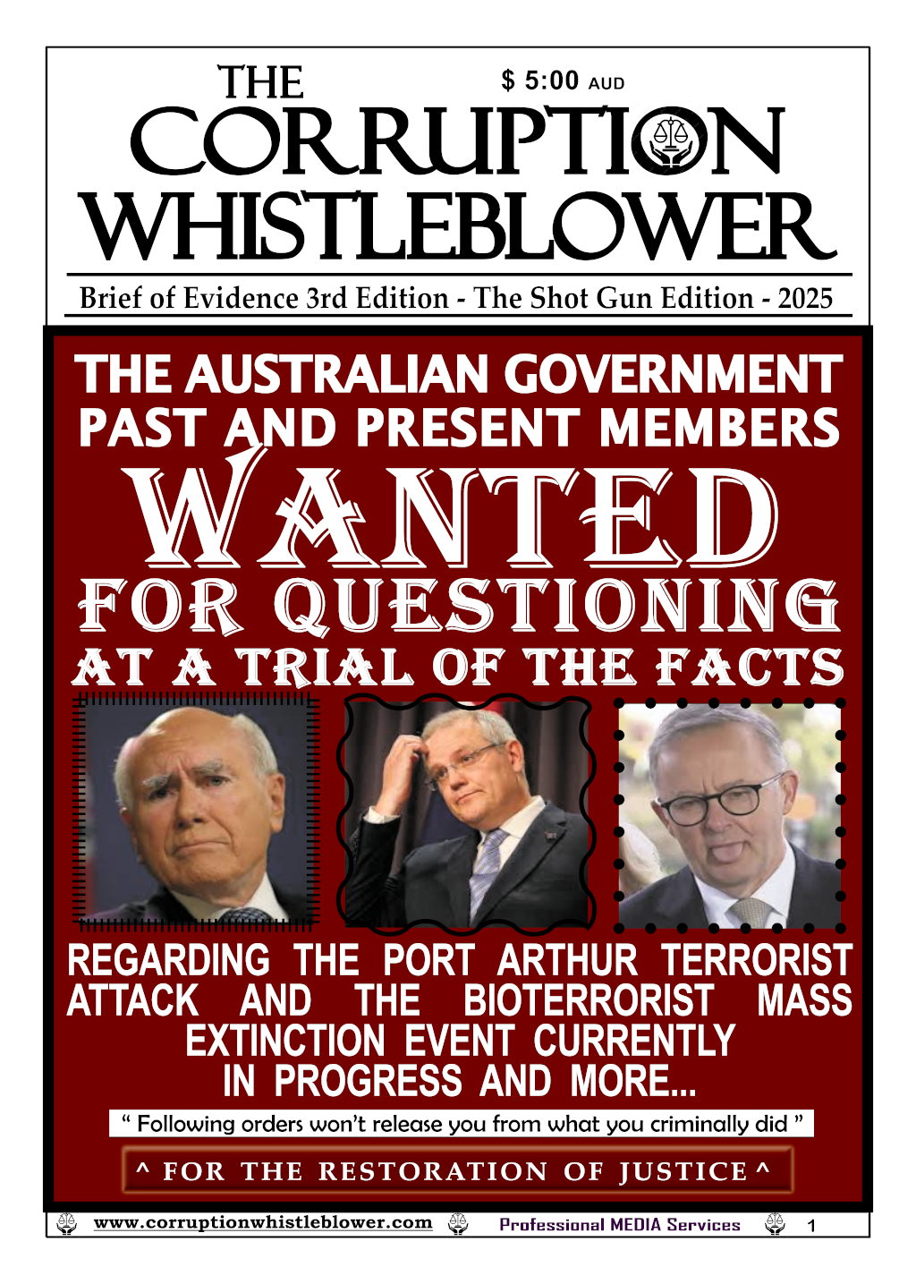 Corruption Whistleblower 3rd Edition